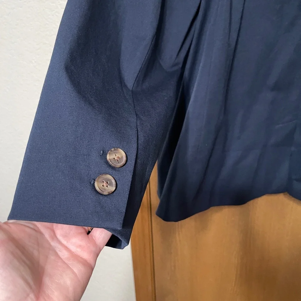 Old Navy Notched Collar Pixie Blazer Long Sleeve Business Jacket Blue XXL Tall - Picture 4 of 6